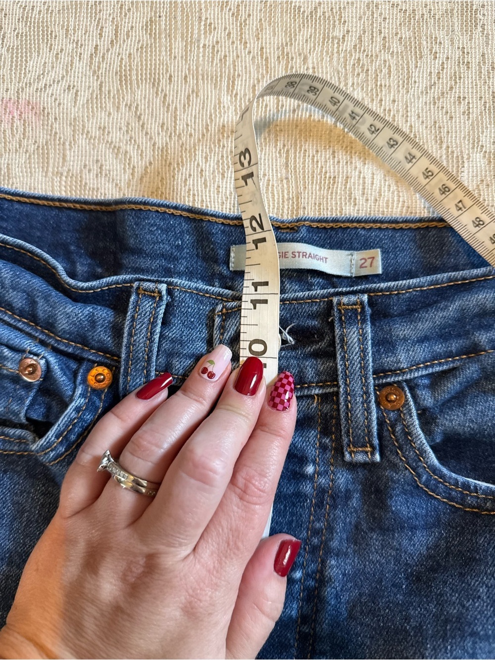 Levi’s wedgie straight button fly jeans - Picture 6 of 10